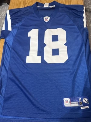 Camiseta deportiva Indianapolis Colts Peyton Manning Reebok para hombre talla MEDIANA NFL Foto 1 de 4