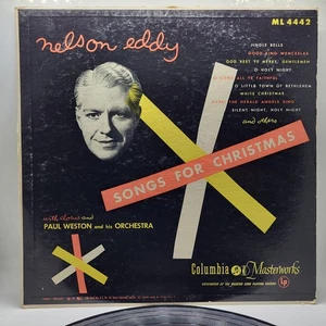 Nelson Eddy, Songs For Christmas, Columbia Masterworks, ML 4442 - LP, Vinyl VG+ - Picture 1 of 15