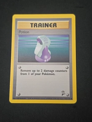 Potion 122/130 Base Set 2 Regular WOTC Vintage Pokemon TCG Near Mint/Light Play+ - Image 1 of 2