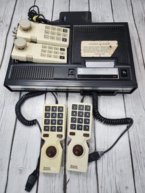 Coleco ColecoVision 2400 Game Console w/ 2 Controllers & 2 Keypad Gemstiks