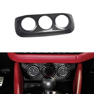 Real Carbon Fiber A/C Button Panel Cover For Nissan Z RZ34 Fairlady Z 2023+ - Picture 1 of 3