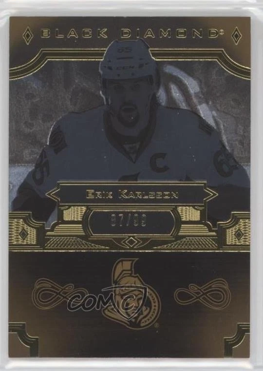 2017-18 Upper Deck Black Diamond Pure Black /99 Erik Karlsson #BDB-EK - Image 1 of 2
