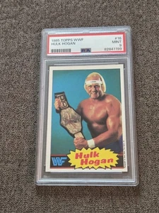 1985 85 Topps WWF - Hulk Hogan #16 RC ROOKIE PSA 9 MINT WOW WWF LEGEND - Bild 1 von 2