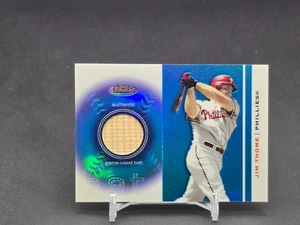 2003 Topps Finest #FRB-JT Jim Thome Game Used Bat Relic HOF Indians Phillies - Picture 1 of 2