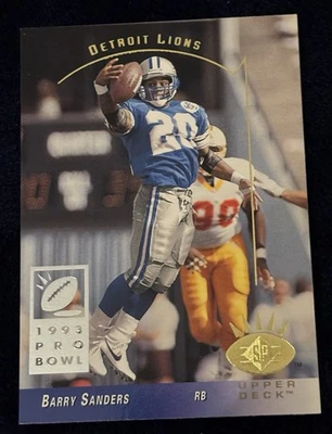 1993 Upper Deck SP Barry Sanders #88 Pro Bowl Detroit Lions HOF - Image 1 of 2