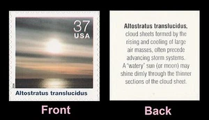 US 3878g Cloudscapes Altostratus translucidus 37c single MNH 2004 - Picture 1 of 1