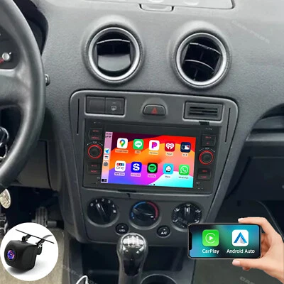 For 2006-2008 Ford Fiesta Android 13 Apple CarPlay Car Stereo GPS BT Radio 4+64G - Image 1 of 4