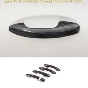 Cubierta de manija de puerta lateral exterior de fibra de carbono apta para Benz GLB ABS 2020-2025 - Imagen 1 de 6