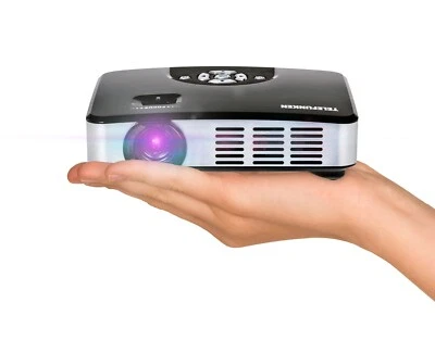 Telefunken DLP400 Mini LED-DLP-Projektor (1280 x 800 Pixel, 400 ANSI Lumen - Bild 1 von 4