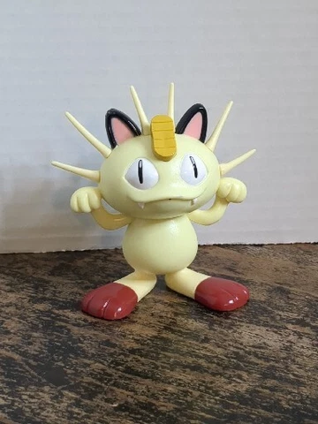1998 Pokemon MEOWTH Electronic TALKING Nintendo Tomy Figure 3.3/4" Cover