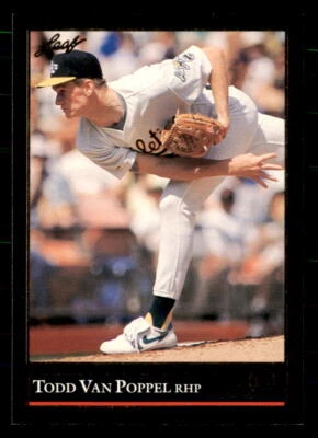 1992 Leaf Black Gold #248 Todd Van Poppel Oakland Athletics - Image 1 of 2