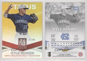 2015 Panini Elite Status Gold /49 Kyle Seager #187