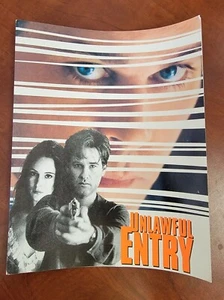 Unlawful Entry Original 1992 World Premiere Movie Program - Picture 1 of 3