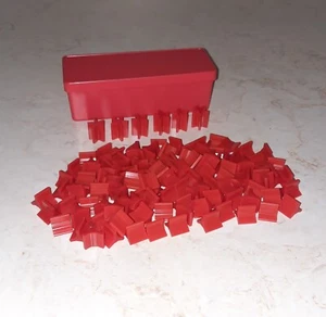Castle Risk Vintage Game Replacement Pieces RED - Picture 1 of 7