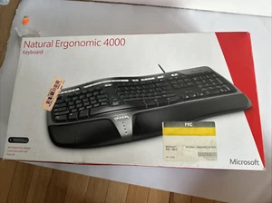 Microsoft Natural Ergonomic Keyboard 4000 USB Wired – Original Box, B2M - Picture 1 of 2