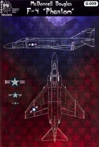 Aztec Decals McDONNELL DOUGLAS F-4 PHANTOM II NATIONAL INSIGNIA 3 Scales! - Picture 1 of 2