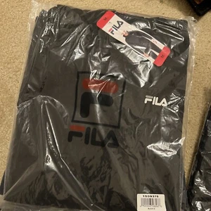 Men's Fila Long Sleeve Pullover Tech Hoodie/Sweatshirt w/Kangaroo Pocket - Picture 1 of 2