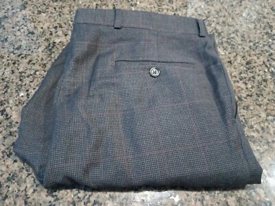 Polo By Ralph Lauren Men’s Brown Wool Cashmere VTG Pants 33Wx32L Flaws See Pic - Image 1 of 4
