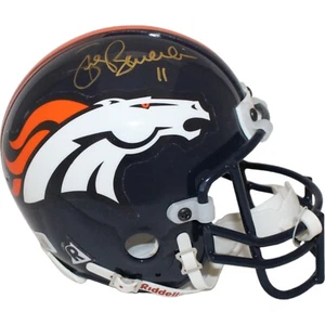 Steve Beuerlein Signed Denver Broncos VSR4 Authentic Mini Helmet BAS 44130 - Picture 1 of 6