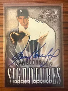 1998 Donruss Signature Series SANDY KOUFAX AUTO Autograph Significant /2000 RARE - Picture 1 of 2