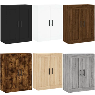 VIDAXL Modern Wall-Mounted Cabinet Home Storage Floating Cupboard Kitchen Storage Unit