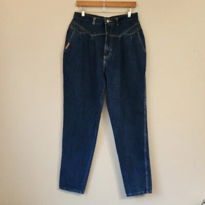 VTG 80s DEADSTOCK Gitano Jeans Pleated Women 16 Super High Rise Mom Retro Preppy - Image 1 of 4