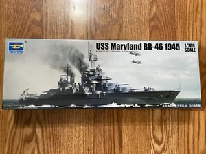Trumpeter 5770 USS Maryland BB-46 1945 1:700 US Seller - Picture 1 of 2