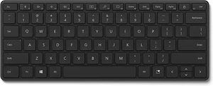 Microsoft Designer Compact Keyboard DE QWERTZ schwarz kabellos - Bild 1 von 5