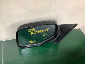 06-14 Ridgeline RT Power Mirror Left Driver Side not Heated Textured Black OEM - Picture 1 of 5