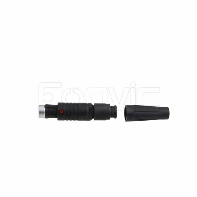 Compatible Fischer S103 2 3 4 5 6 7 9 12 14 16 Pin Black Male Connector - Image 1 of 4