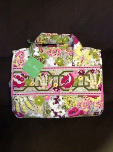 ORGANIZADOR COLGANTE/ARTÍCULOS DE TOCADOR VERA BRADLEY MAKE ME RUBOR NUEVO CON ETIQUETAS AMIGO DEL VIAJERO - Imagen 1 de 3