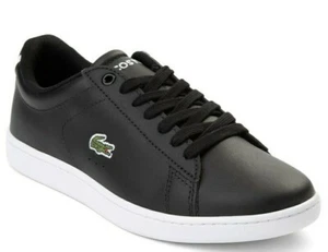 Lacoste Women's Carnaby Evo BL 1 Sneakers - Sz: 8- Black / White- NEW W/BOX - Picture 1 of 5