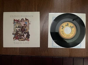 BEATLES George Harrison US 45 RPM THIS IS LOVE/BREATH AWAY FROM / Picture Sleeve - Picture 1 of 2