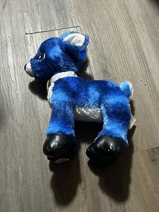 Build A Bear Lametta blaues Rentier Plüschtier ~ 14 Zoll F Namensschild B-A-B Stofftier - Bild 1 von 6