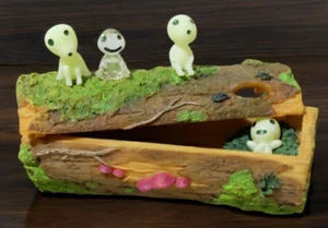 Studio Ghibli Princess Mononoke Accessory Box Kodama Takes a Break NEW - Picture 1 of 14