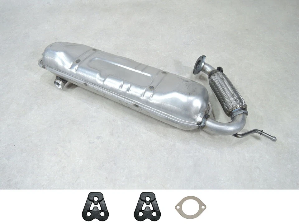 Silencer + Attachments. NEW for Smart ForTwo 451 Convertible Coupe 1.0 Euro 5B Soundproof - Image 1 of 1