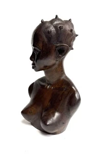 Magnifique statue en Wengué - Jeune Africaine - 42 cm - Imagen 1 de 8