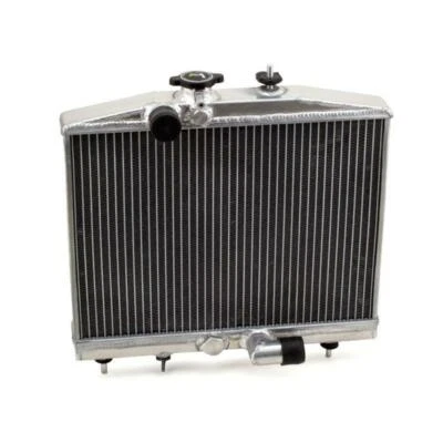 Radiador híbrido de aluminio tamaño medio para 96-00 Honda Civic EK con K-Swap Foto 1 de 4