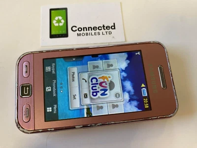 Samsung S5230 Star Tocco Lite Smartphone Mobile UNLOCKED Pink - Image 1 of 4