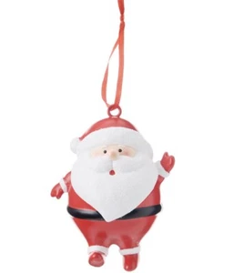 🎄🌟Holiday Time Fröhlicher Weihnachtsmann Weihnachtsschmuck 🌟🎄4x4x2,5" - Bild 1 von 1