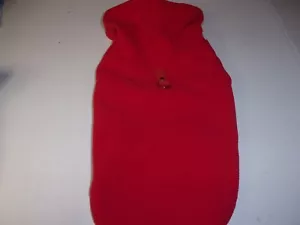 Red GOOBY Dog Fleece Vest Hoodie Jacket XS L pet puppy new xsmall large - Picture 1 of 2