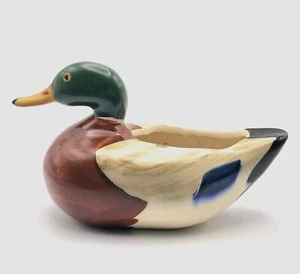 Vintage Übertopf Keramik Stockente Unikat Übertopf Blumentopf - Bild 1 von 5