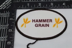 Sew On Patch Hammer Grain Advertising Patch 4'' x 2.5'' - Picture 1 of 1