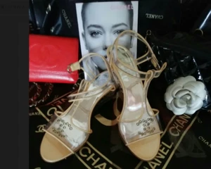 Chanel Vinyl Damen Sandalen EU 36,5 Gebraucht - Bild 1 von 5