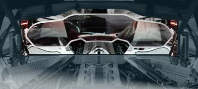 Rear Window Frame 2020-2022 C8 Corvette Polished and Brushed Stainless Steel - Image 1 of 4