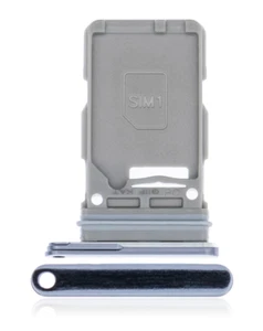 Single Sim Card Tray Compatible For Samsung Galaxy S21 Ultra (Phantom Navy) - Picture 1 of 5