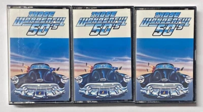 "Those Wonderful 50's" Volumes One, Two & Three Cassette Tapes Foto 1 de 4