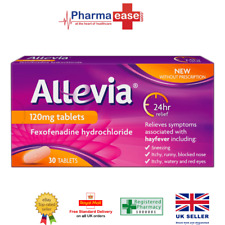 Allevia - Fexofenadine 120mg Tablets x 30 Sneezing |Runny Eyes | ITCHY Eyes/Nose