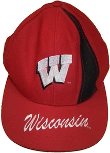 GORRA/SOMBRERO ROJO MADISON TEJONES UNIVERSIDAD UW-WISCONSIN SE ADAPTA A TODOS AJUSTABLES, ¡NUEVO! - Imagen 1 de 6