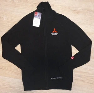 Mitsubishi Motors Knit Wool Rav Jacket Black SIze M Drive Your Ambition tags. - Picture 1 of 10